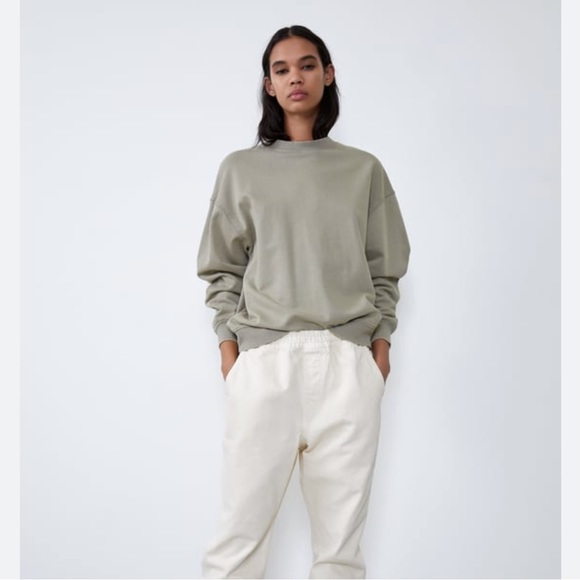 Zara Sweaters - Zara Washed Sweatshirt